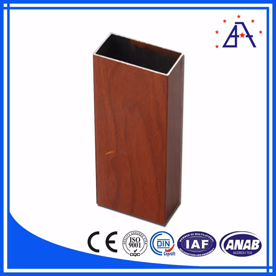 Pour armoire de cuisine 1X3 Tube en aluminium 20mmid1050/1060/1070/1100/3003/5052/5083/6061/6063